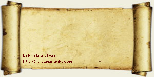 Isidora Milinović vizit kartica